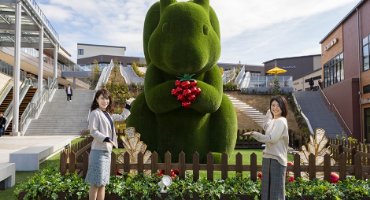 リスのモニュメント